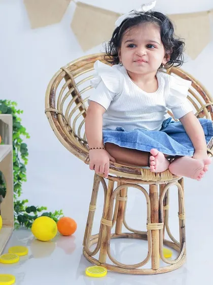 A cute, pouty expression that is just as precious as a smile. These are the authentic moments that truly capture a child's personality.