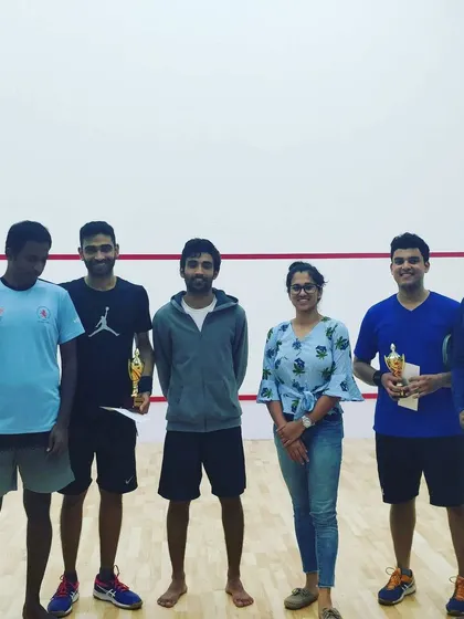 A throwback to where it all began. This was our very first squash tournament, and we're proud of the community we've built since.