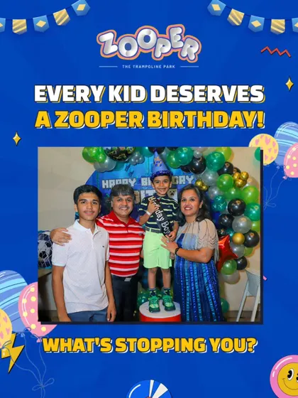 Every kid deserves a birthday this happy, surrounded by family and fun. I make sure the celebration is Zooper from start to finish, so what's stopping you?