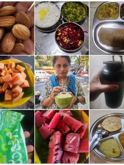 This is what our nutrition plan looks like. Simple, home-cooked Indian meals, fresh fruits, natural hydration like coconut water, and balanced portions. We teach you how to eat healthy without giving up the foods you love.