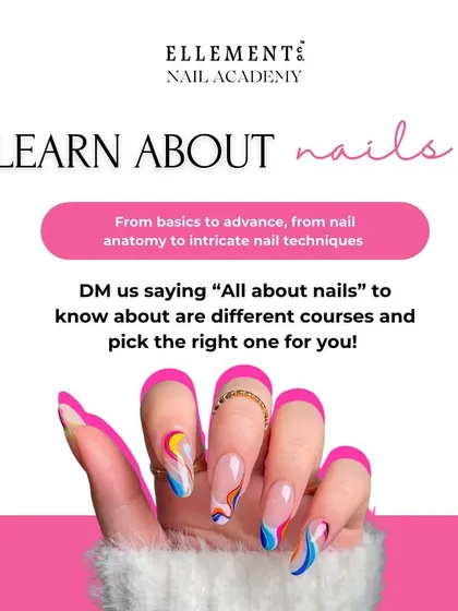 Learn about nails with us. From basics to advanced techniques, we have a course that is the right fit for you.