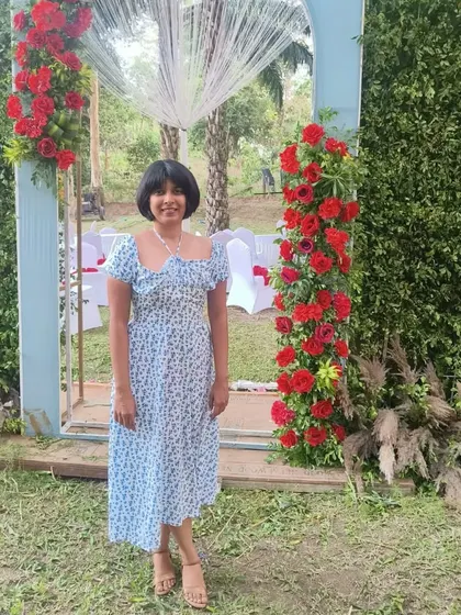 Enjoying the beautiful scenery at a destination wedding in Coorg. Performing at such stunning venues is always a treat, and I was happy to provide the music for this special day.