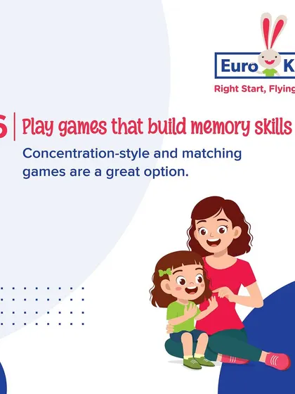 Play games that build memory skills. Concentration-style and matching games are a great, fun option to help strengthen your child's working memory.