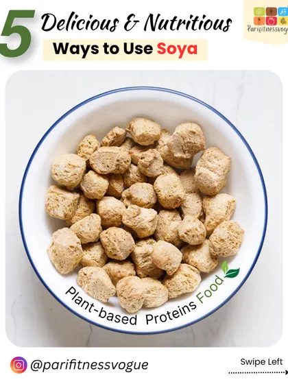 Soya is an excellent source of plant-based protein. This post introduces 5 delicious and nutritious ways to include soya in your diet, perfect for vegetarians and anyone looking to boost their protein intake.