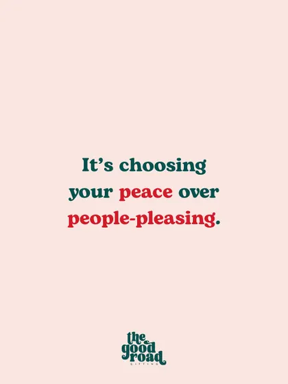 Choosing your peace over people-pleasing is a significant milestone for any business owner. This post celebrates that internal shift.