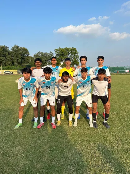 Our U-19 team after a friendly match against Estrella Football Academy.
