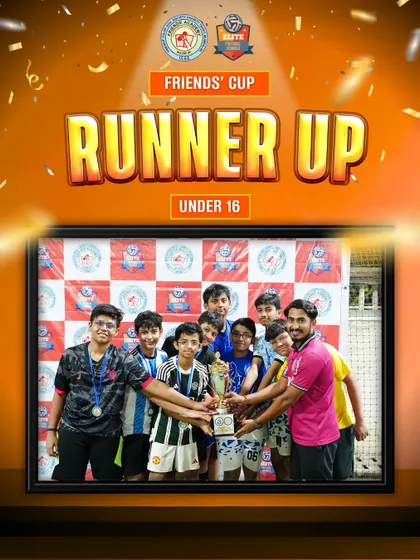A hard-fought campaign by our U-16s. Finishing as Runners-Up in the Friends' Cup, this team demonstrated maturity and determination. Every tournament is a stepping stone in their development journey.