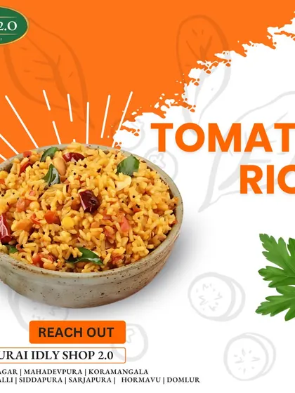Bursting with tangy goodness, our Tomato Rice offers a perfect balance of flavors in every bite. It's a comforting dish that reminds me of my mother's cooking.