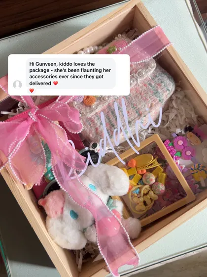 "Kiddo loves the package - she's been flaunting her accessories ever since they got delivered." It's so rewarding to know the little ones love their gifts too.