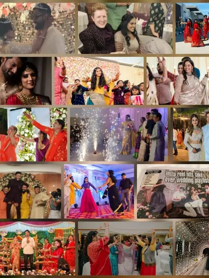 A collage reflecting on a year filled with love, gratitude, and countless beautiful memories. We are so thankful to every couple and collaborator who made our year magical.