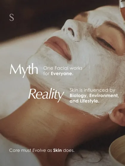 It's a myth that one facial works for everyone. The reality is that skin is influenced by biology, environment, and lifestyle, so your care must evolve as your skin does.