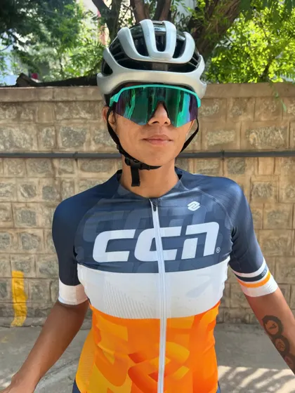 Another look at the CCN jersey. It feels like a second skin, which is exactly what you want in a high-performance racing kit. Good gear removes distractions and lets you focus on your effort.