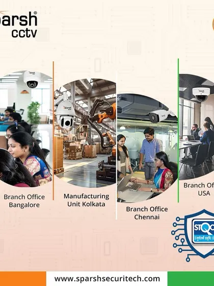 My Central Monitoring Solution allows you to seamlessly monitor infinite locations from a single platform. This image shows how my system provides a unified view of branch offices and manufacturing units, from Bangalore to the USA.