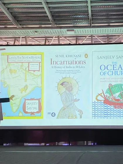 Another slide from Peter Rich's presentation, showing his research into history and literature. It is a reminder that architectural inspiration comes from many sources.