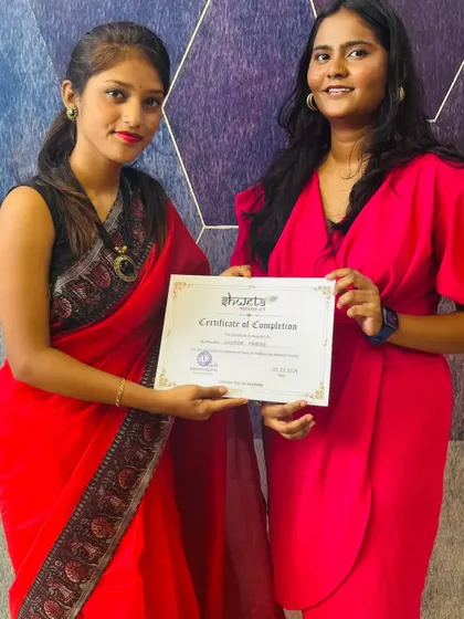 Congratulations to another talented student on her achievement. Each certificate represents hours of hard work, practice, and dedication to the art of mehendi.