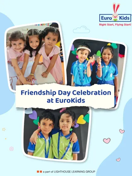 More happy faces from our Friendship Day festivities. We believe that learning to be a friend is one of the most important lessons in the early years, and these moments are proof of that.