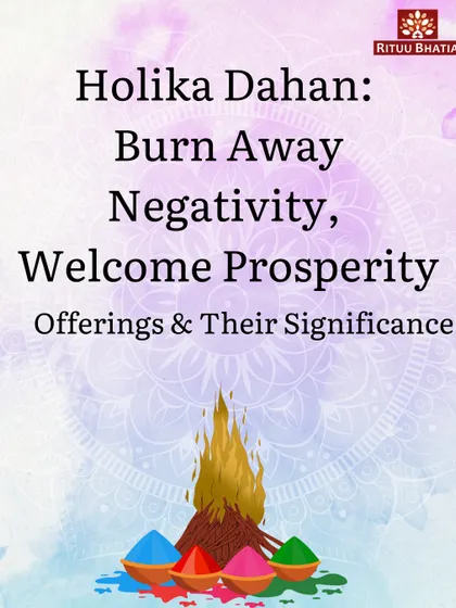 Holika Dahan is a powerful night to burn away negativity and welcome prosperity. The offerings you make to the sacred fire have deep significance, helping you cleanse old energies and invite new beginnings.