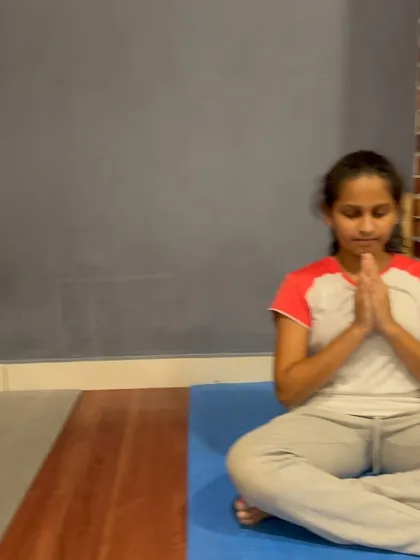 A moment of meditation and centering before we begin our practice.