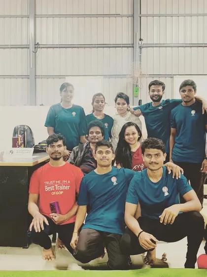 This is our team, our gymnastics family. We work together, support each other, and celebrate our achievements as one.