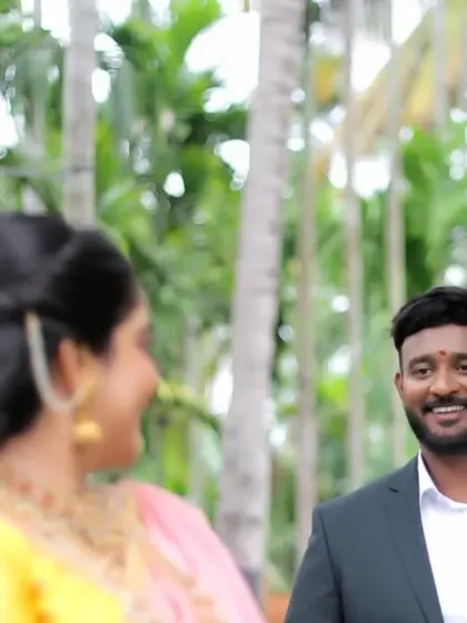 A candid moment of the groom looking at his bride with a loving smile. These unscripted glances are full of genuine emotion and make for beautiful photos.