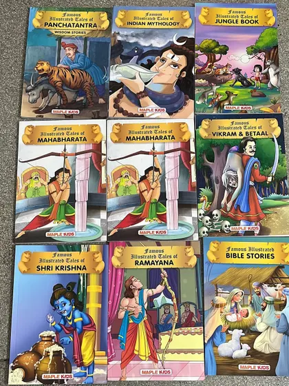 Are you looking for classic illustrated tales? We have a great collection including Panchatantra, Indian Mythology, Jungle Book, and more.