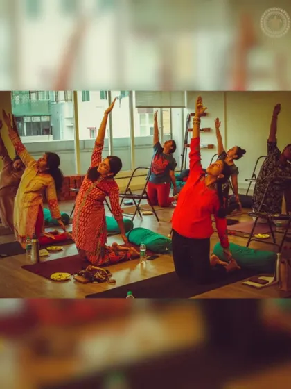 Glimpses from our nurturing prenatal yoga sessions, where every stretch is an act of love. We focus on personalized attention to ensure each mother-to-be feels safe and supported.
