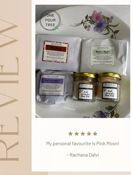 "My personal favourite is Pink Moon!" Thank you, Rachana, for sharing your favorites. I'm so glad you're enjoying the Pink Moon soap and the Lavender Foot Salt.