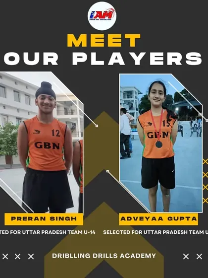 Meet our state-level players. Preran Singh and Adveyaa Gupta were selected for the Uttar Pradesh U-14 team, a huge achievement that reflects their dedication.