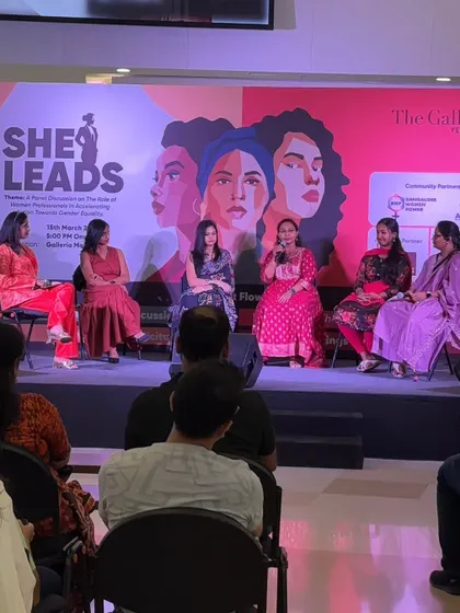 Another view of the panel discussion. I believe sharing our experiences is one of the most powerful ways we can support and uplift one another.