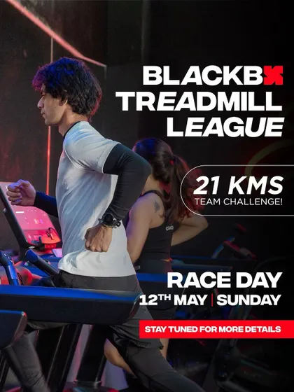 Race day is set. The BlackBx Treadmill League is a 21km team challenge where the fastest crew takes home the glory and the gear.