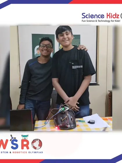 More wins for the team. My students won prizes in the World STEM and Robotics Olympiad (WSRO) Pune Qualifiers in the Young Scientist category and are now heading to the national rounds. This is a result of their hard work and innovative thinking.