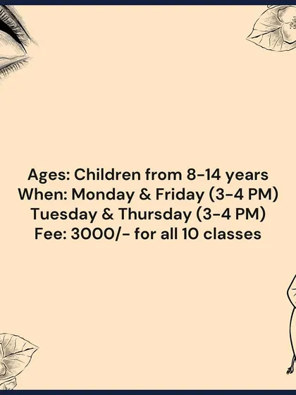 All the information you need to join our sketching course for children aged 8-14.