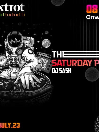 A duplicate poster for my gig at Foxtrot, Marathahalli.