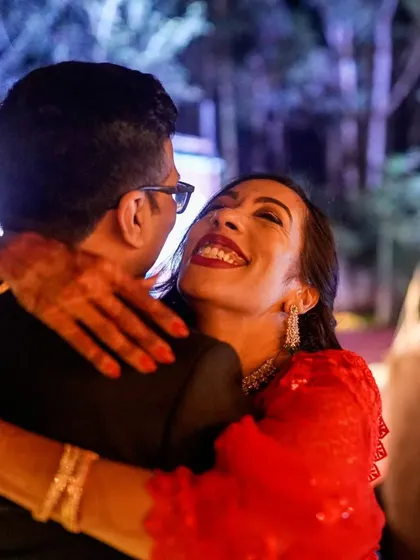 A collection of moments from my wedding, from the decor and venue to the ceremony and reception party. This shows the complete experience and the happy, vibrant atmosphere we can help create.