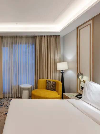 Additional media from the Holiday Inn, Lucknow project. These visuals provide further insight into the design of the lounges, dining areas, guest rooms, and other public spaces, highlighting our commitment to creating a cohesive and culturally resonant hospitality experience.