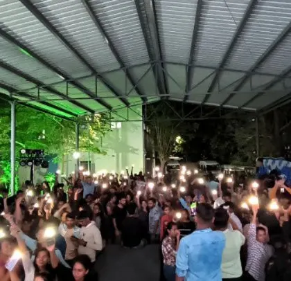 The crowd holding up their phone lights, creating a magical moment. It's these special connections with the audience that I love.