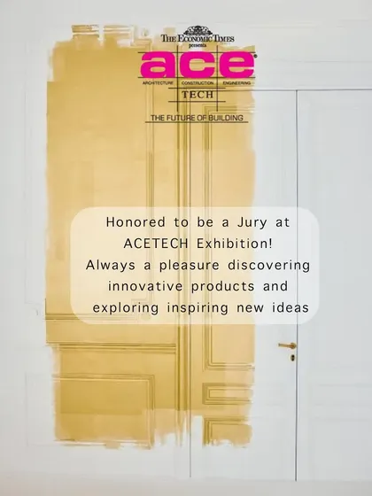 Honored to be a jury at the ACETECH Exhibition. Discovering innovative products and exploring inspiring new ideas with fellow industry leaders is always a pleasure.