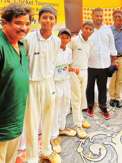 Our players from the Dombivli Centre squad at a presentation ceremony. These experiences are vital for their growth and exposure to competitive cricket.