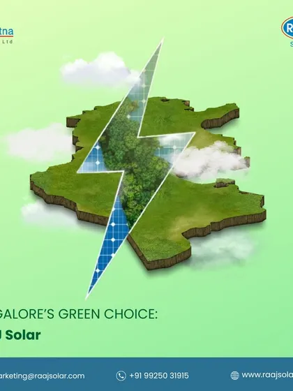 Bangalore's green choice is RAAJ Solar. We are proud to be the trusted partner for communities across South India, empowering them with clean, renewable energy.
