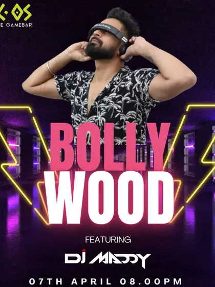 A 'Bollywood' themed night at K-OS The Gamebar. It's always fun to bring desi beats to new and exciting venues.