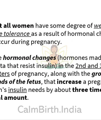 During the second and third trimesters, hormonal changes from the placenta increase your body's need for insulin. This is a normal part of pregnancy, but it's also why glucose tolerance weakens. Understanding this physiological change helps you see why dietary adjustments are so necessary.