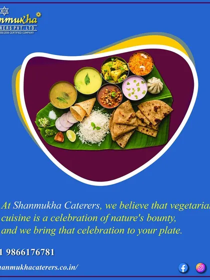 We believe vegetarian cuisine is a celebration of nature's bounty, beautifully represented by this authentic thali on a banana leaf.