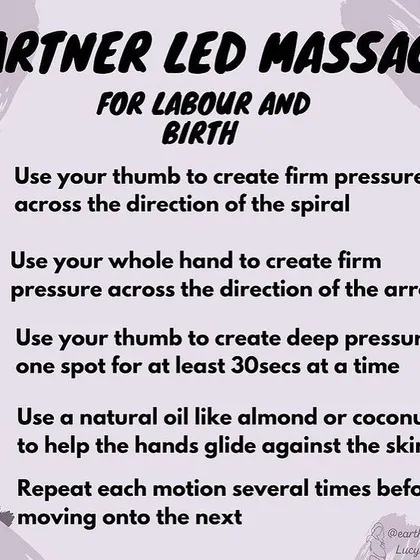 To perform these massages effectively, your partner can use firm pressure with their thumb or whole hand. Using a natural oil helps the hands glide smoothly over the skin.