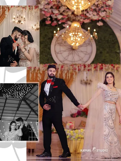 An extensive collection from an engagement, showing the couple's dance, portraits, cake cutting, and moments with family and friends.