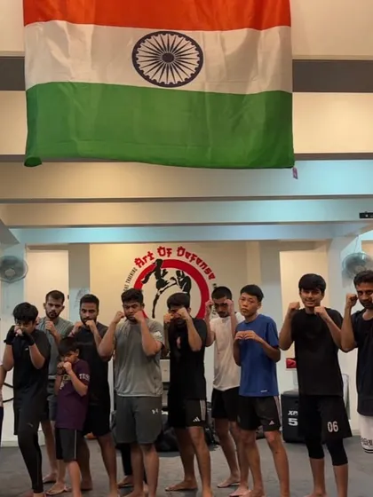 We are more than a gym, we are a team. This is our tribe, a mix of beginners and experienced fighters, all united by the goal of self-improvement. We stand together, ready for the work ahead.