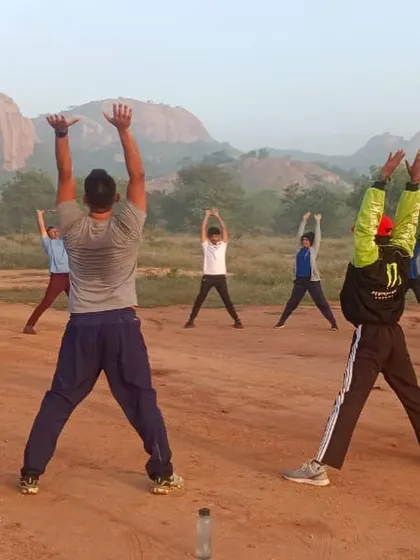 Morning workouts are an essential part of our training camps, improving flexibility and preventing injuries.