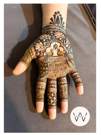 The completed design for my sister, with all the intricate shading and details filled in.