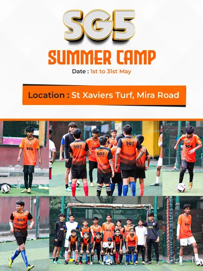 Announcing our Summer Camp at St Xaviers Turf, Mira Road.