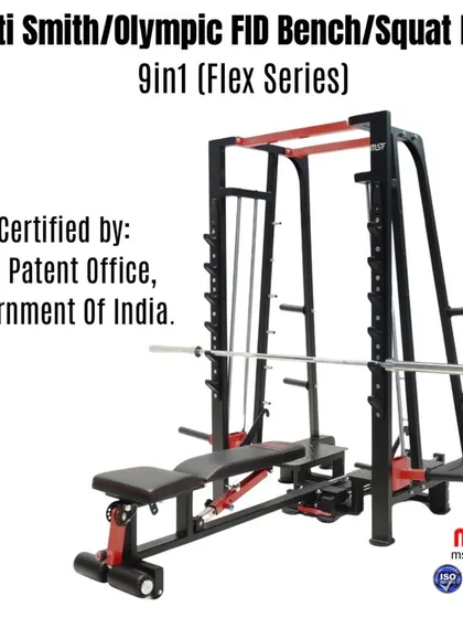 This patented 9-in-1 station is a complete gym in one, certified for its groundbreaking design.