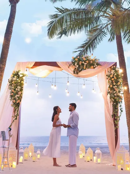 My work in hospitality is about selling an experience. This shot for St. Regis Goa isn't just about a beautiful location; it's about capturing a moment of romance and luxury that potential guests can see themselves in.